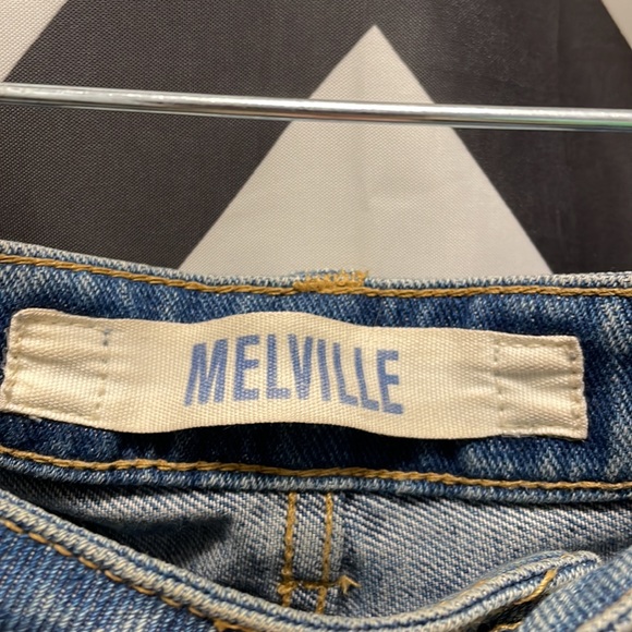 Brandy Melville Distressed Lightwash High Waist Ankle Jeans - Picture 2 of 3